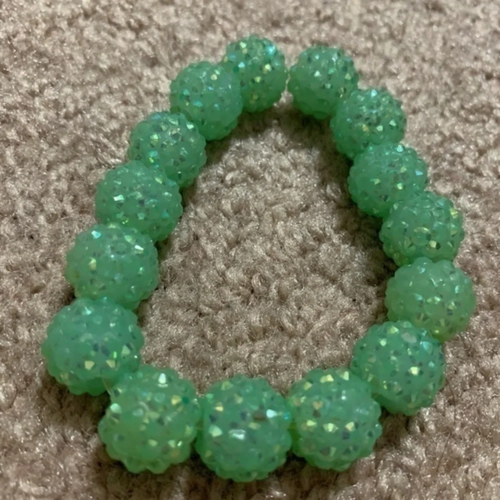 Mint Green Sparkly‎ Bracelet